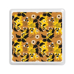 Folk Flowers Art Pattern  Memory Card Reader (square) by Eskimos