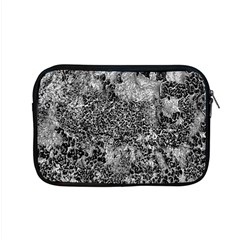 Grey And White Grunge Camouflage Abstract Print Apple Macbook Pro 15  Zipper Case by dflcprintsclothing