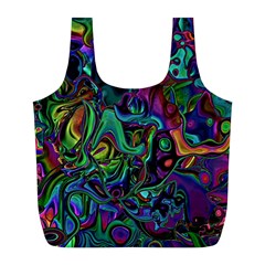 Brain Melt Full Print Recycle Bag (l) by MRNStudios