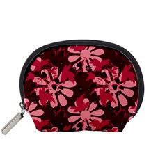 Folk Flowers Art Pattern  Accessory Pouch (small) by Eskimos