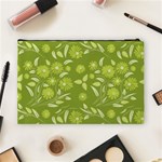 Folk flowers art pattern  Cosmetic Bag (Large) Back