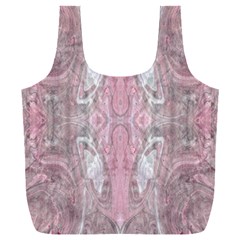 Pink Arabesque Full Print Recycle Bag (xxxl) by kaleidomarblingart