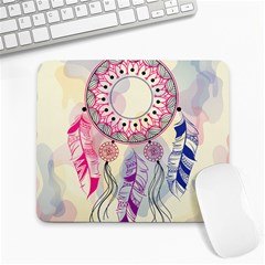 Boho Dreamcatcher Love Large Mousepads by designsbymallika