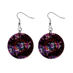 Viral Mandala Mini Button Earrings by MRNStudios