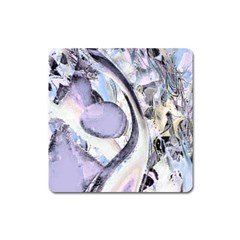 Landslide Baby Blue Square Magnet by MRNStudios