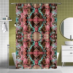 Velvet Arabesque Shower Curtain 48  X 72  (small)  by kaleidomarblingart