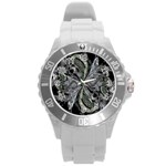 Insect Portrait Round Plastic Sport Watch (L) Front