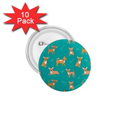 Cute Chihuahua Dogs 1 75  Buttons (10 Pack) by SychEva