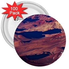 Atacama Desert Aerial View 3  Buttons (100 Pack) 