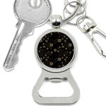 Folk flowers pattern  Bottle Opener Key Chain Front