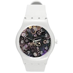 Whirligig Round Plastic Sport Watch (m) by MRNStudios