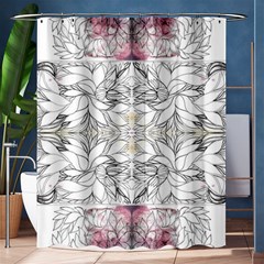 Repeats-modules I Shower Curtain 60  X 72  (medium)  by kaleidomarblingart