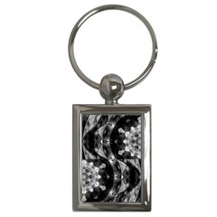 Gemini Mandala Key Chain (rectangle) by MRNStudios