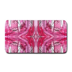 Magenta Marbling Symmetry Medium Bar Mats