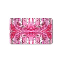 Magenta Symmetry Iv Magnet (name Card) by kaleidomarblingart