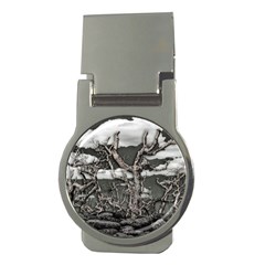 Dark Fantasy Landscape Poster Money Clips (round) 