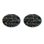 Power Up Cufflinks (Oval) Front(Pair)