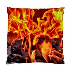 Fire-burn-charcoal-flame-heat-hot Standard Cushion Case (one Side) by Sapixe