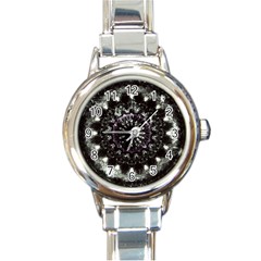 Moody Mandala Round Italian Charm Watch by MRNStudios