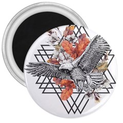 Boho Eagle  3  Magnets by webstylecreations