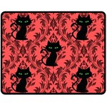 Cat Pattern Fleece Blanket (Medium)  60 x50  Blanket Front