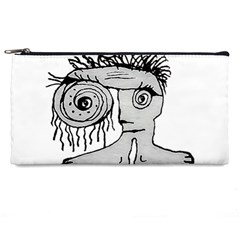 Weird Fantasy Creature Drawing Pencil Case by dflcprintsclothing