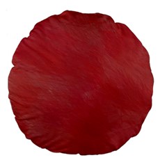 Red Velvet Large 18  Premium Flano Round Cushions by kiernankallan