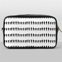 Athletic Running Graphic Silhouette Pattern Toiletries Bag (one Side) by dflcprintsclothing