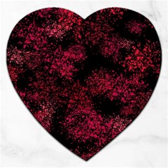 Red Abstraction Jigsaw Puzzle (heart) by SychEva