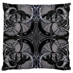 Lunar Phases Large Flano Cushion Case (one Side) by MRNStudios