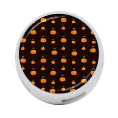 Halloween Pumpkins Pattern, Witch Hat Jack O  Lantern 4-port Usb Hub (one Side) by Casemiro