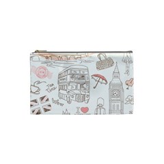 London-paris-drawing-vector-london-comics Cosmetic Bag (small) by Sudhe