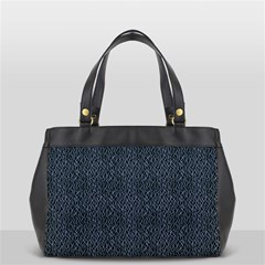 Blue Stripes On Dark Background Oversize Office Handbag by SychEva