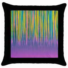 Background-colorful-texture-bright Throw Pillow Case (black) by Sudhe