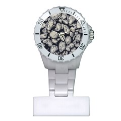 White Rocks Close Up Pattern Photo Plastic Nurses Watch