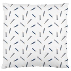 Gray Pencils On A Light Background Large Flano Cushion Case (one Side) by SychEva