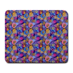 Multicolored Circles And Spots Large Mousepads by SychEva