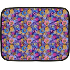 Multicolored Circles And Spots Fleece Blanket (mini) by SychEva