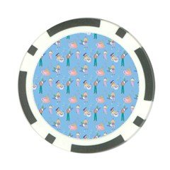 Beautiful Girls With Drinks Poker Chip Card Guard (10 Pack) by SychEva