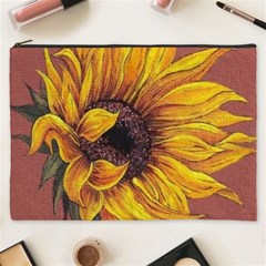 Sunflower Cosmetic Bag (xxxl) by Sparkle