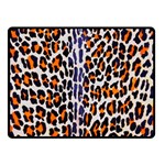 Fur-leopard 5 Fleece Blanket (Small) 50 x40  Blanket Front