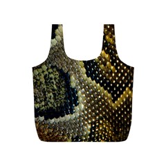 Leatherette Snake 2 Full Print Recycle Bag (s) by skindeep