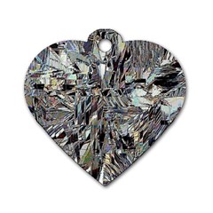 Teeth Grinder Dog Tag Heart (two Sides) by MRNStudios