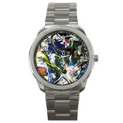 Snow In A City-1-1 Sport Metal Watch by bestdesignintheworld