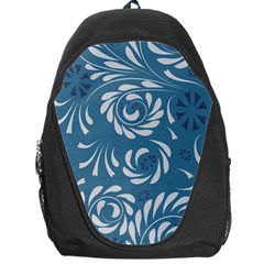 Folk Flowers Pattern Floral Surface Design Seamless Pattern Backpack Bag by Eskimos