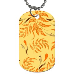 Folk Flowers Pattern Floral Surface Design Seamless Pattern Dog Tag (two Sides) by Eskimos