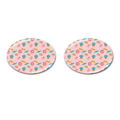 Funny Sweets With Teeth Cufflinks (oval) by SychEva