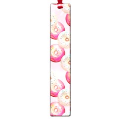 Pink And White Donuts Large Book Marks by SychEva