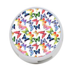 Bright Butterflies Circle In The Air 4-port Usb Hub (one Side) by SychEva