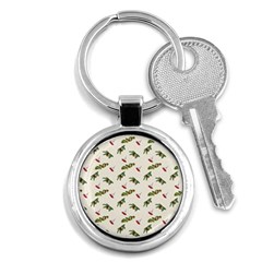 Spruce And Pine Branches Key Chain (round) by SychEva